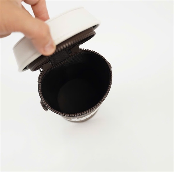 Túi LV Coffee Cup hoa nâu 2 strap (HC) +