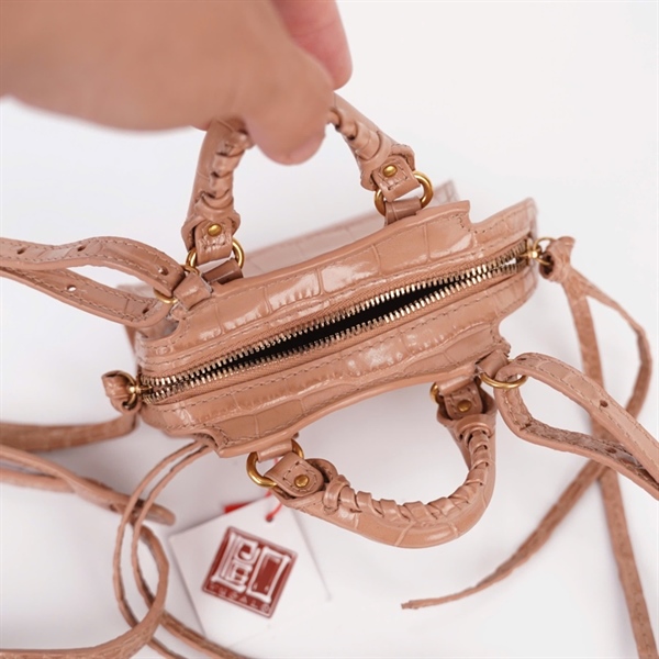 Túi Balenciaga Le City màu cafe sữa sz12 +