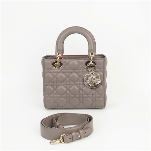 Túi Dior Lady xám sz S (01-RU-0210) (HC) +