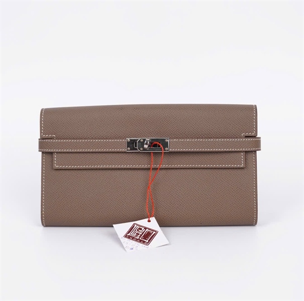 Ví Hermes màu xám đậm (HC) +