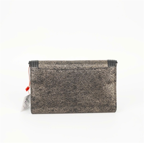 Túi Chanel Boy màu xám viền đen (21600958) sz19 (HC) +