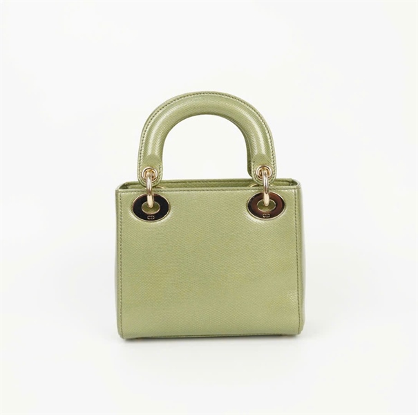 Túi Dior Lady xanh bơ sz mini (02-MA-0220) (HC) +