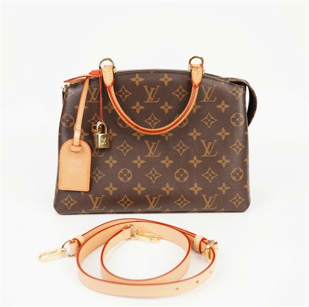 Túi LV Petite hoa nâu kèm ổ + chìa sz29 (HC) +