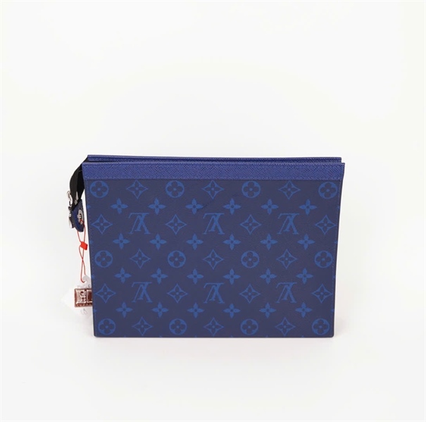 Túi LV Clutch hoa xanh đen sz27 +