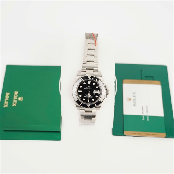 Đồng hồ Rolex mặt tròn viền bạc quai bạc (116610LN) (HC) +