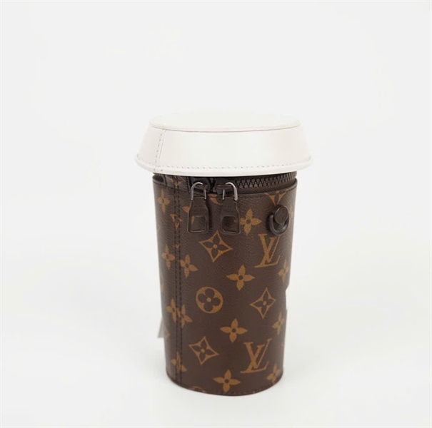 Túi LV Coffee Cup hoa nâu 2 strap (HC) +