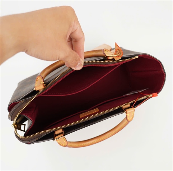 Túi LV Petit hoa nâu kèm ổ khóa sz29 (HC) +