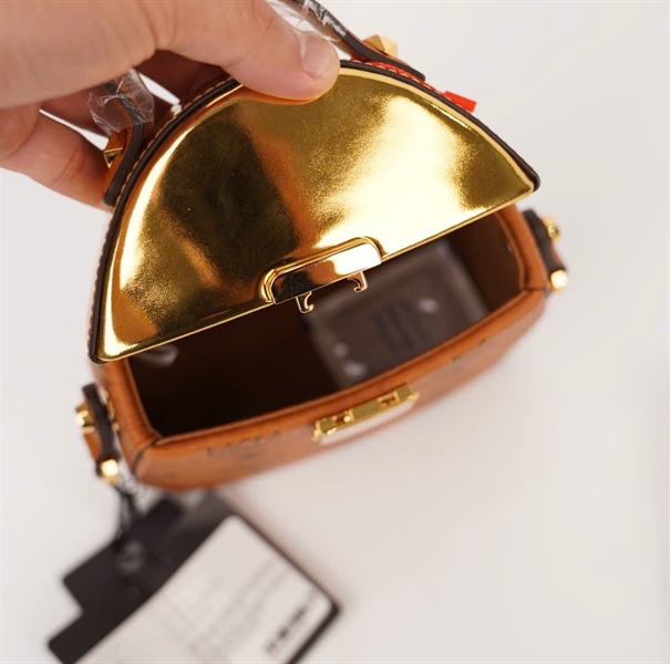 Túi MCM màu nâu sz16 +