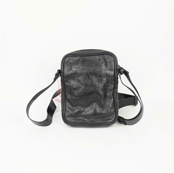 Túi Balenciaga đen in sọc trắng (721850-1091- P-493075) sz16 +