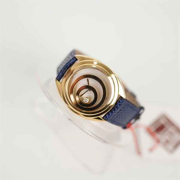 Đồng hồ Chopard mặt tròn dây xanh (1210262) (HC) +