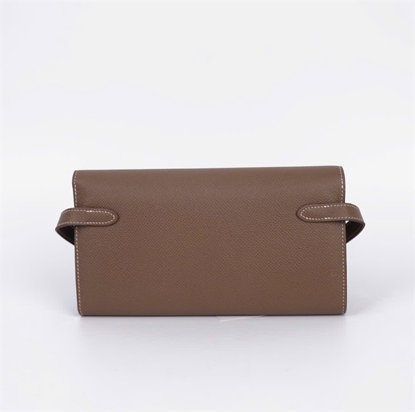 Ví Hermes màu xám đậm stamp H (HC) +