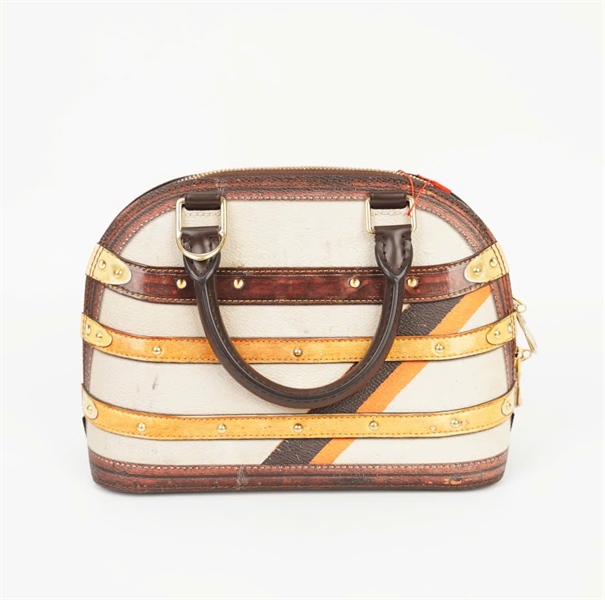 Túi LV Alma màu nude viền nâu kèm ổ+ chìa (FL2168) (HC) +