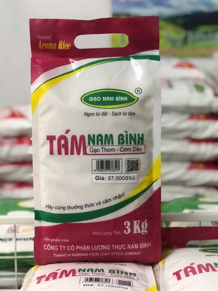 Gạo tám thơm (Túi 3kg)