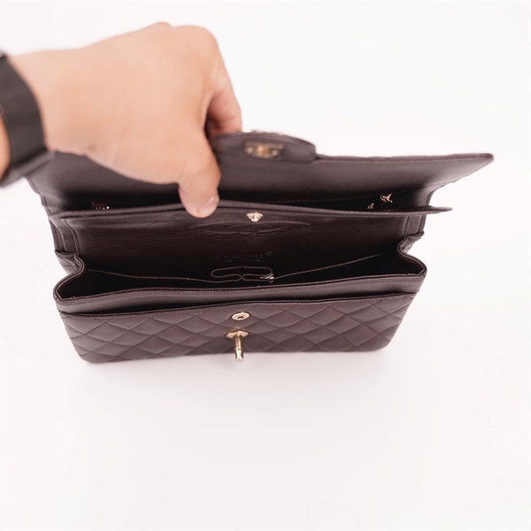 Túi Chanel đen (U67X5XHC) sz25 (PN) +