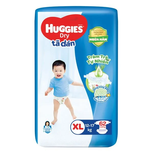 Tã dán Huggies XL60