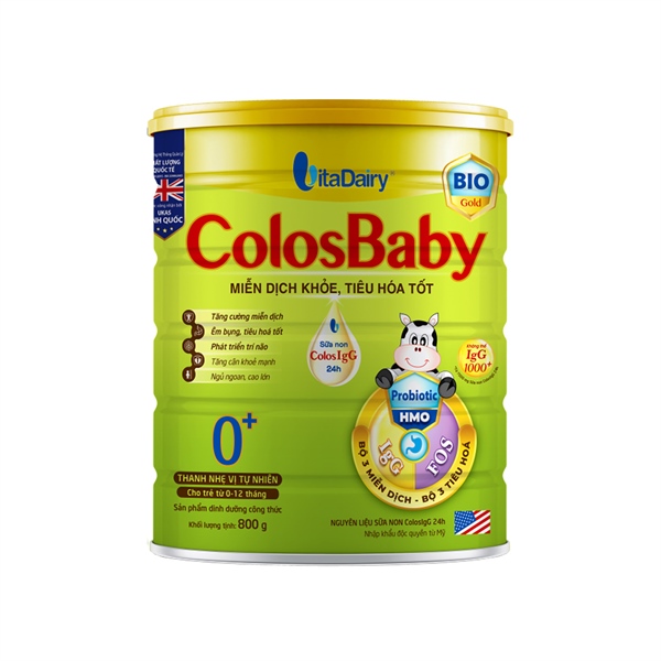 Sữa bột Colosbaby BIO 0+ 800G