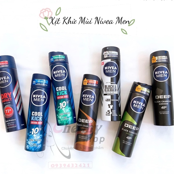 XỊT NIVEA MEN 150ml