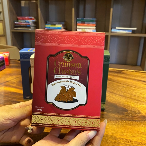 Nho Crimson (36hộp/thùng)