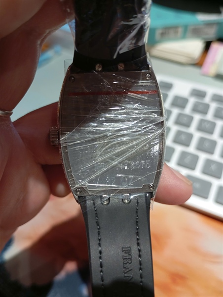 Đồng hồ Franck Muller mặt tim dây đen 3675 (HC)+