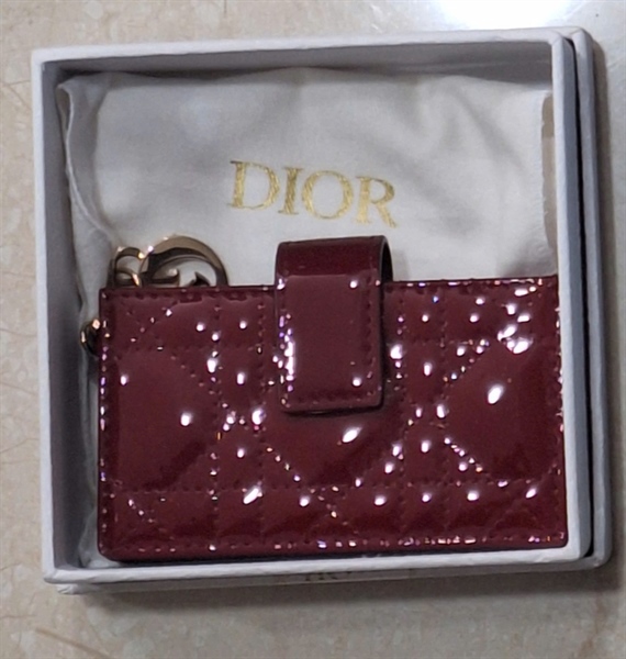 Túi Dior đỏ bóng +