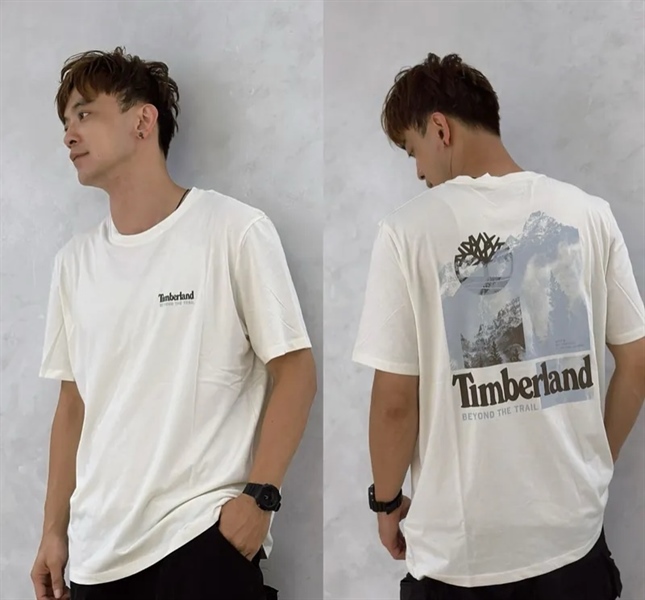 ÁO THUN TIMBERLAND MÀU TRẮNG SIZE M