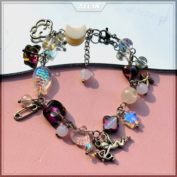 Lắc tay Lengkeng ALLIN Rubby Destiny