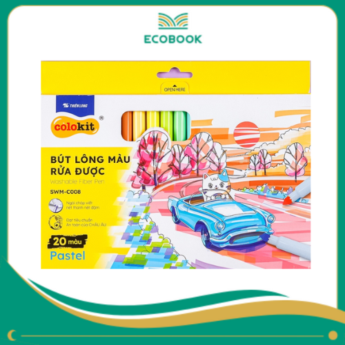 Bút lông màu rửa được SWM-C008 20 màu Bút lông màu rửa được SWM-C008 20 màu