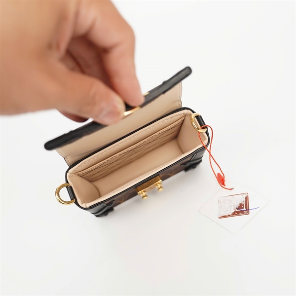 Ví LV Trunk hoa nâu sz10 (HC) +