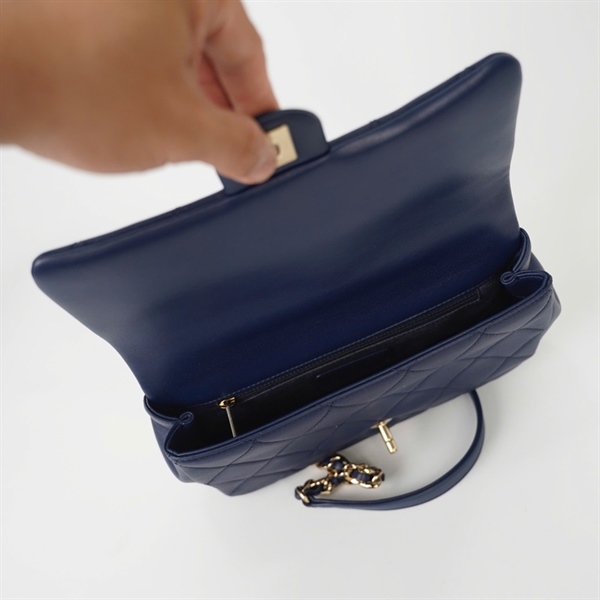 Túi Chanel Classic xanh (29491368) sz23 (HC) +