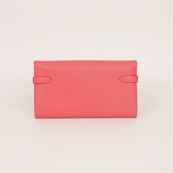 Ví Hermes màu hồng Stamp A (HC) +