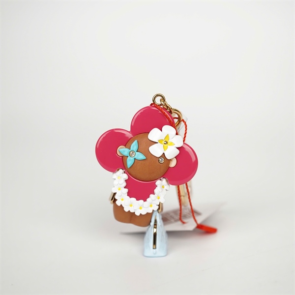 Charm LV gấu hoa hồng (HC) +