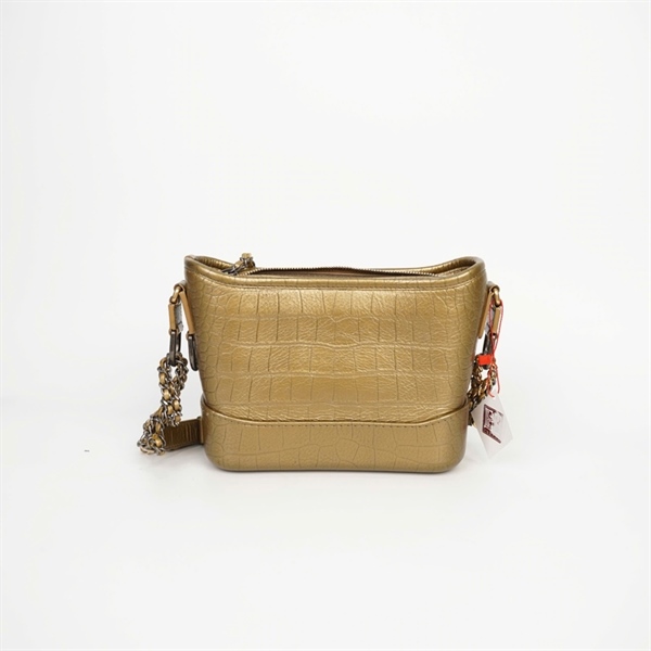 Túi Chanel Gab da cá sấu màu vàng (28229917) sz19 (HC) +