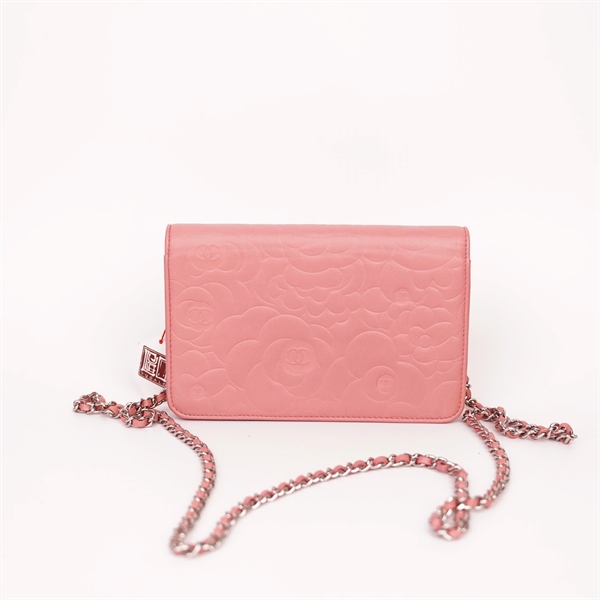 Túi Chanel Woc hồng hoa trà (15859107) sz19 (HC) +