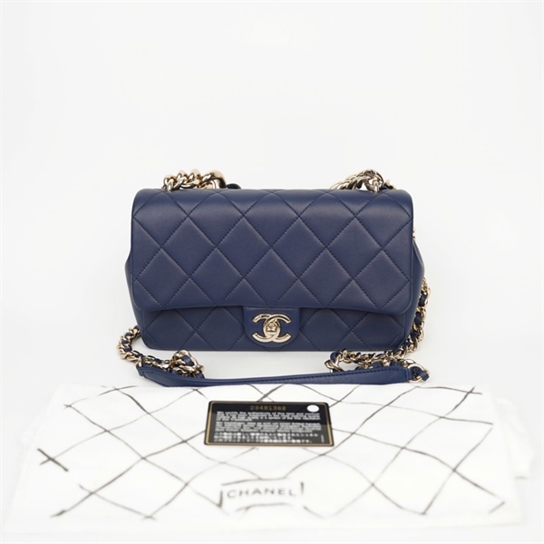 Túi Chanel Classic xanh (29491368) sz23 (HC) +