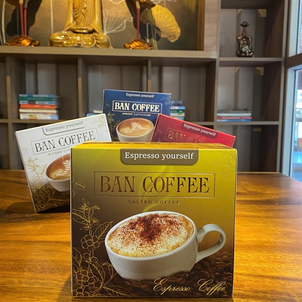 Cafe Muối Ban 160g (28hộp/thùng)