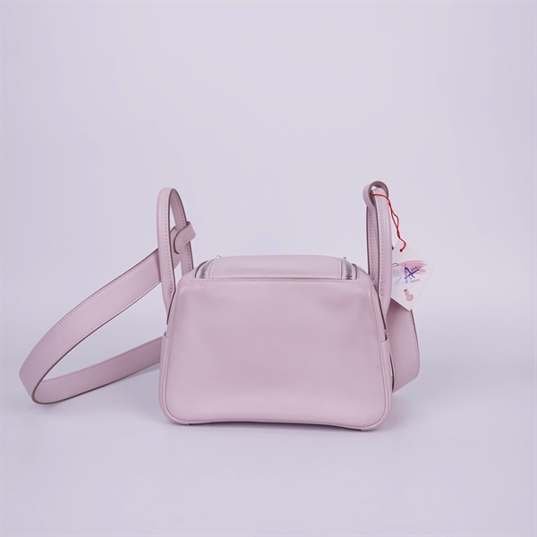 Túi Hermes Lindy mini da swift hồng nude (BCT401) sz 19 KG+