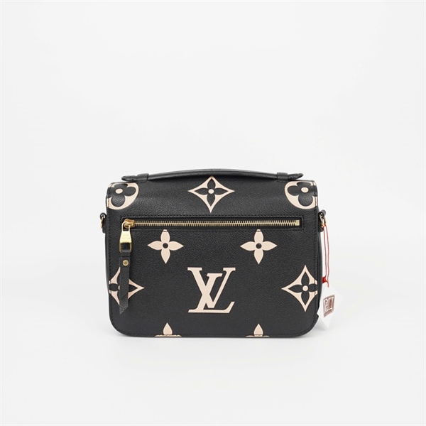 Túi LV Metis màu đen hoa trắng sz 24 (HT) +