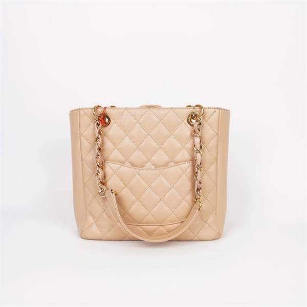 Túi Chanel tote màu kem (16072934) sz 24 (BQ) KG+