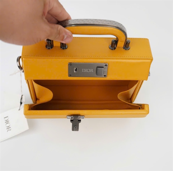 Túi Dior trunk vàng (07-B0-1201) KG+