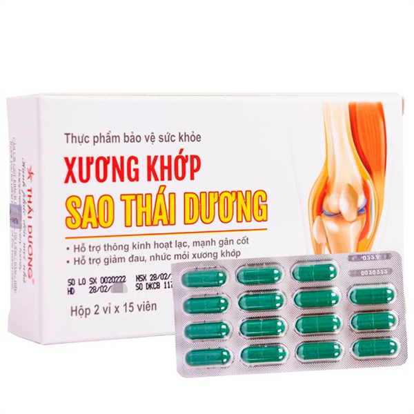 Xương khớp sao thái dương 30 viên