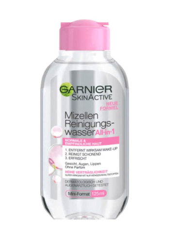 TẨY TRANG GARNIER SKIN 125ml #HỒNG