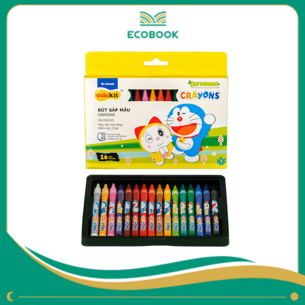 Bút sáp màu CR-C05/DO 16 màu