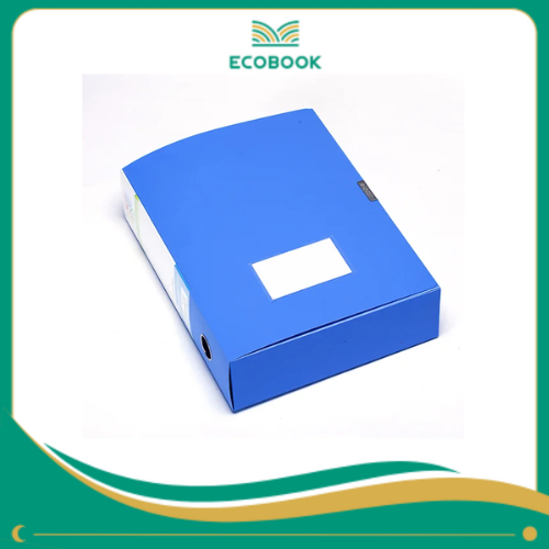 Bìa hộp PP 75-A4 FO-BF02 xanh