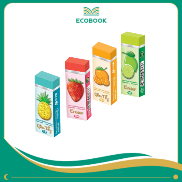 Gôm TP-E026 TPR 4 màu hộp 20/T600 Gôm TP-E026 TPR 4 màu hộp 20/T600