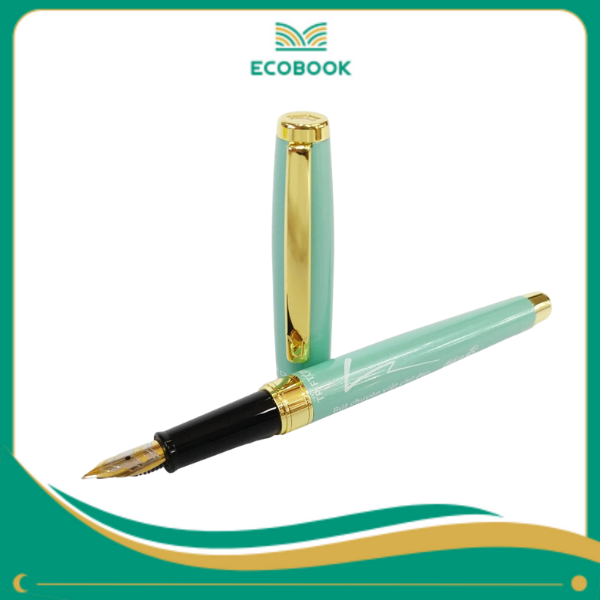 Bút máy TP-FTC09 cán xanh ngọc hộp 10