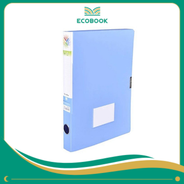Bìa hộp PP 35-A4 FO-BF04 xanh