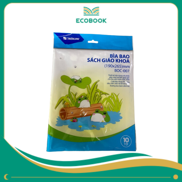 Bìa bao SGK BOC-007 túi 10