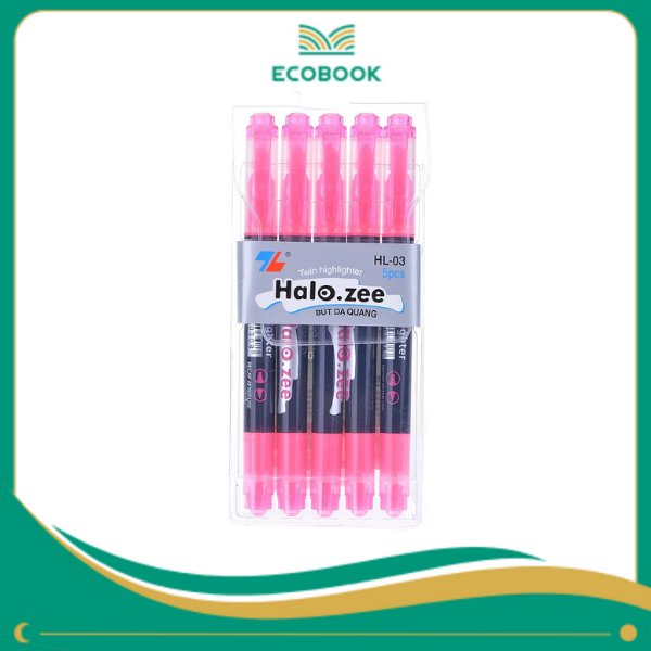 Bút dạ quang HL-03 hồng hộp 10