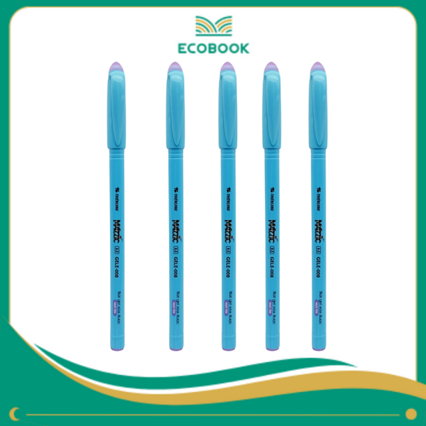 Bút gel xóa được GELE-008 tím hộp 20