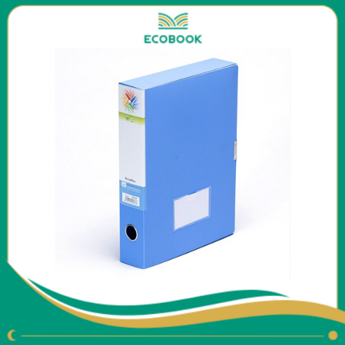 Bìa hộp PP 55-A4 FO-BF01 xanh